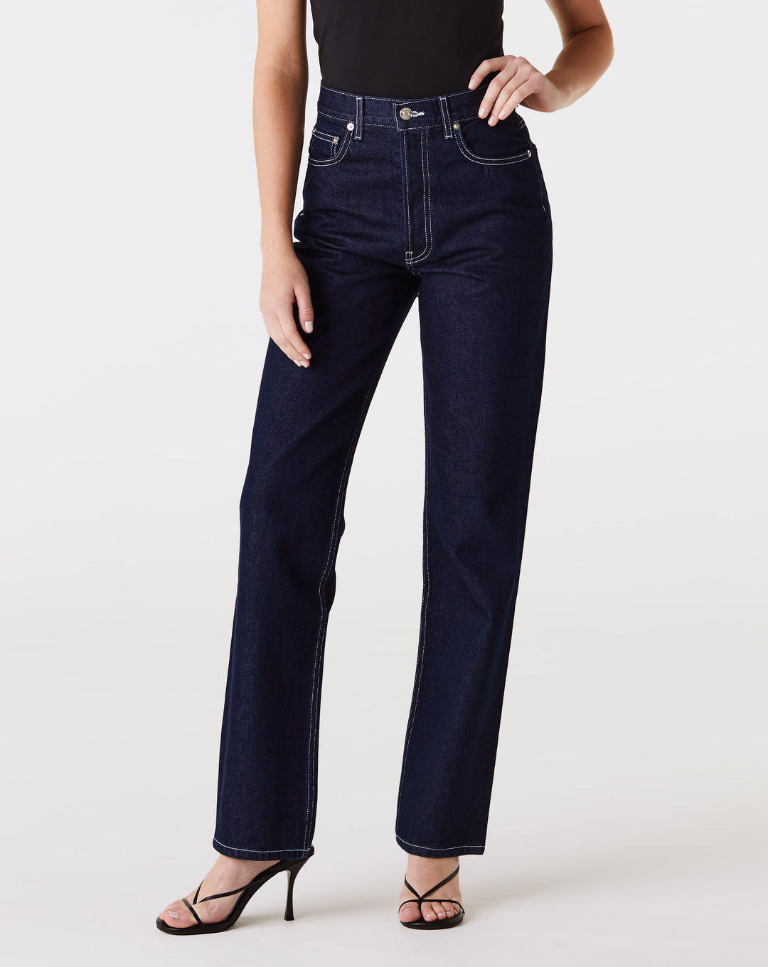 EB Denim Women's High Rise Straight Jeans  - XHIBITION