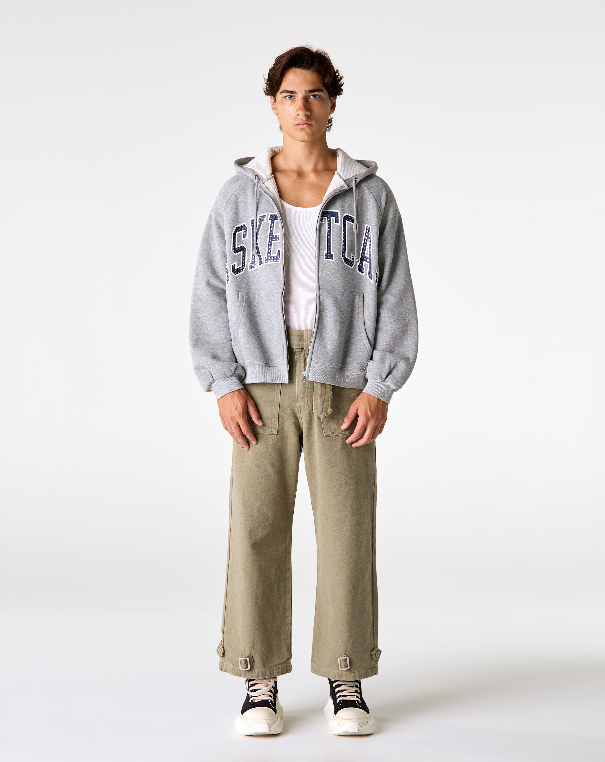 Basketcase Gallery Bc Athletics Studded Hoodie - XHIBITION