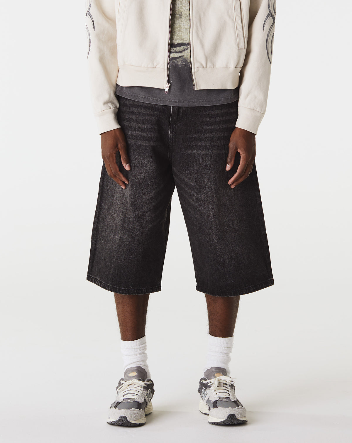 Basketcase Gallery – Cheap Lariohotels Jordan outlet BASKETCASE GALLERY BREACHER DENIM SHORTS