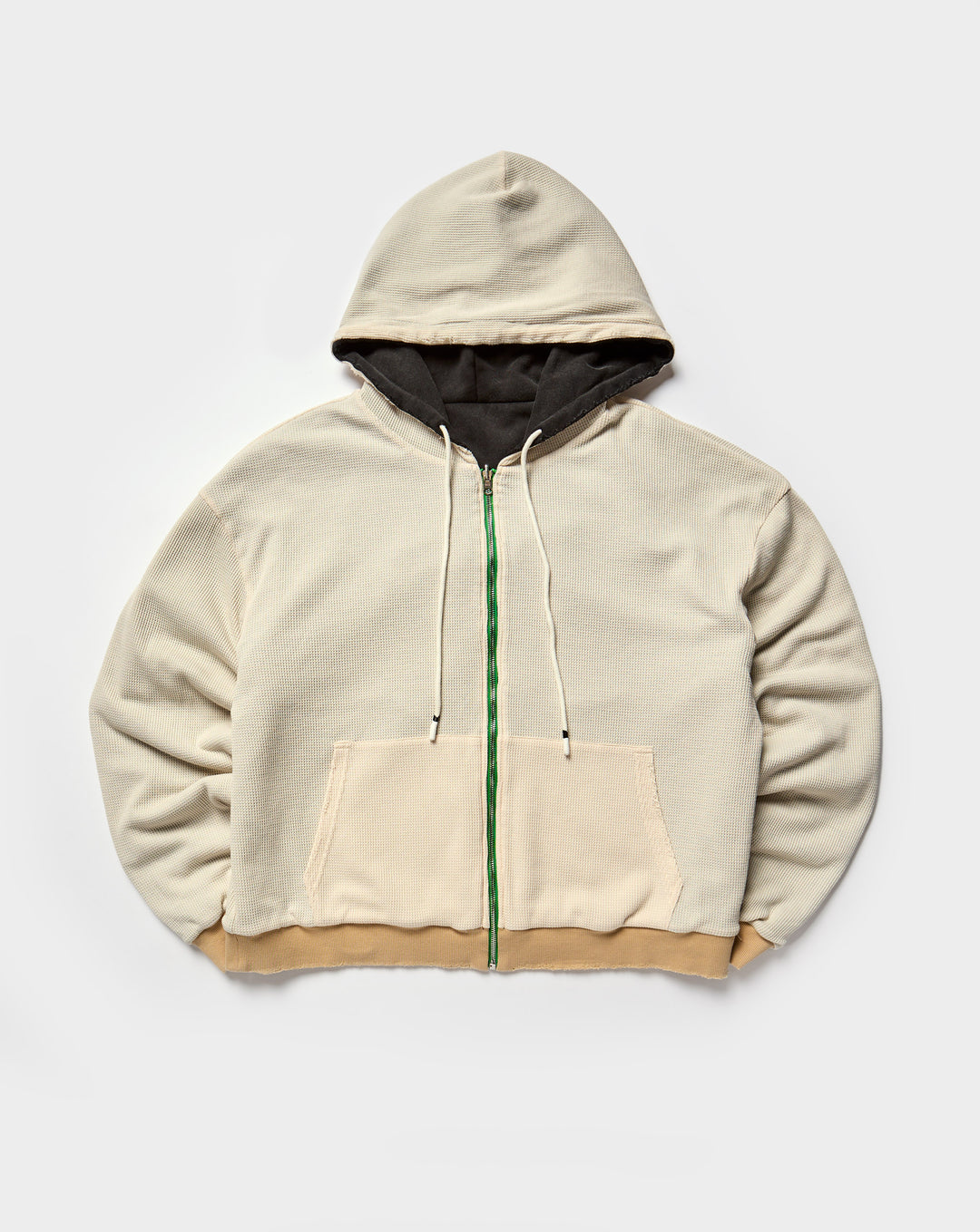 A Good Soul Contrast Reversible Zip-Up Hoodie - XHIBITION