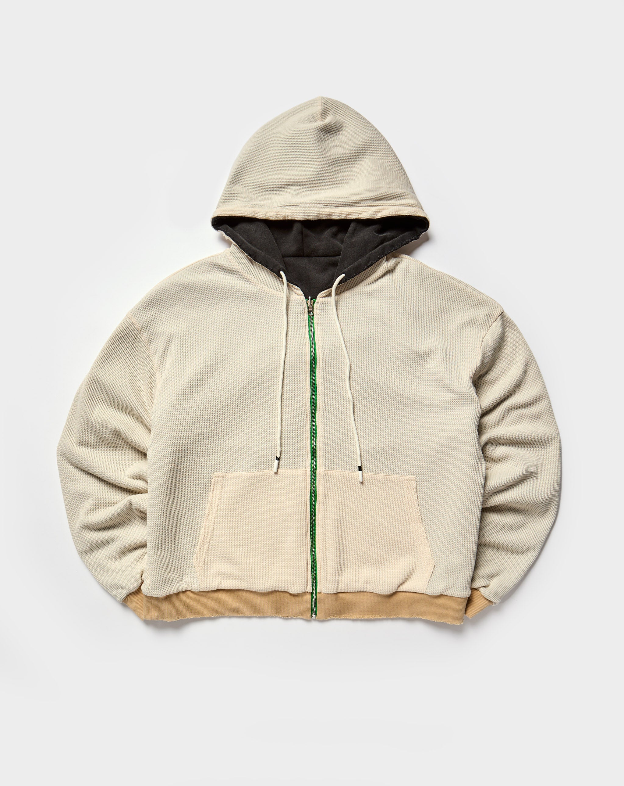 A Good Soul Contrast Reversible Zip-Up Hoodie - XHIBITION