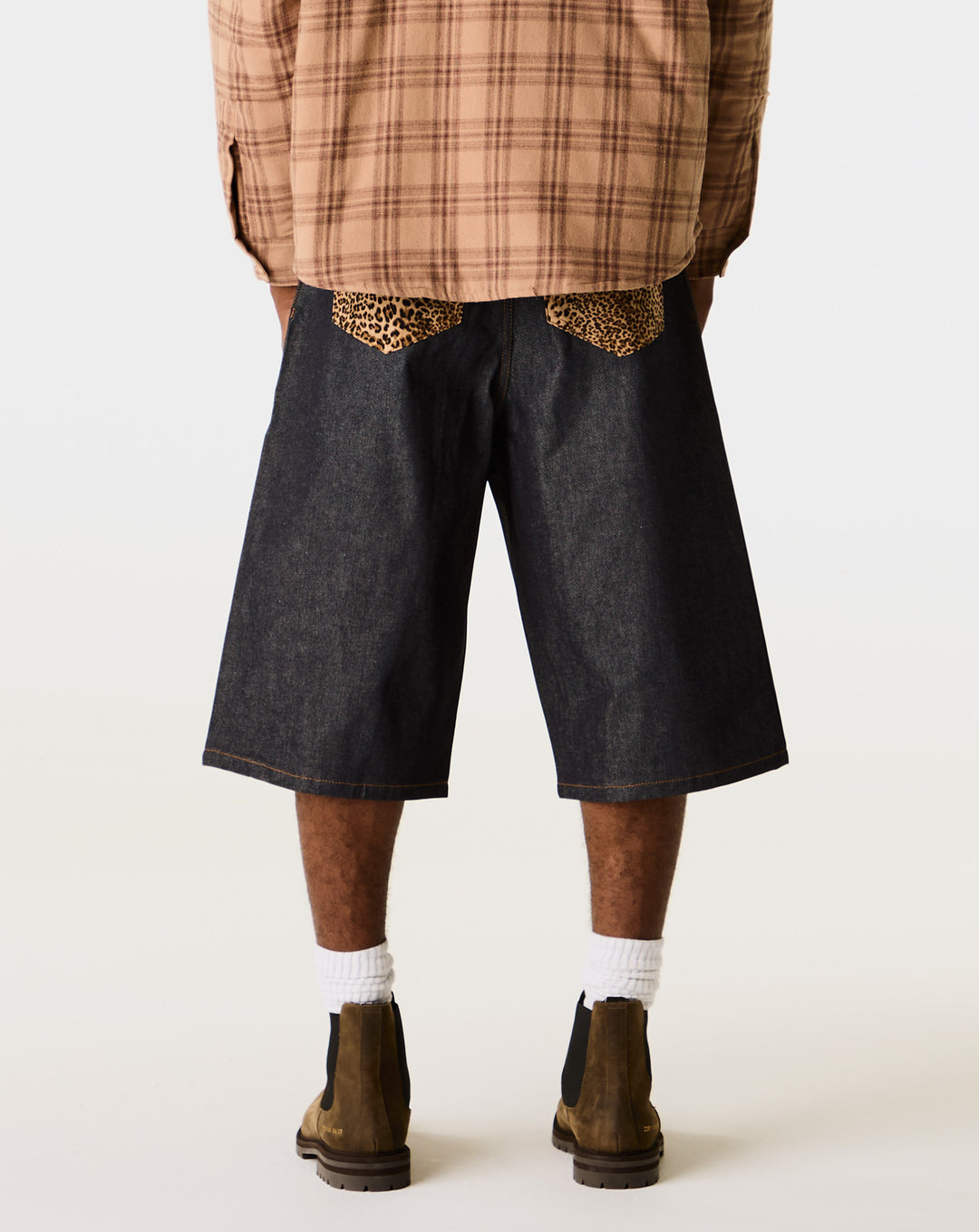 Basketcase Gallery Breacher Indigo Denim Shorts - XHIBITION