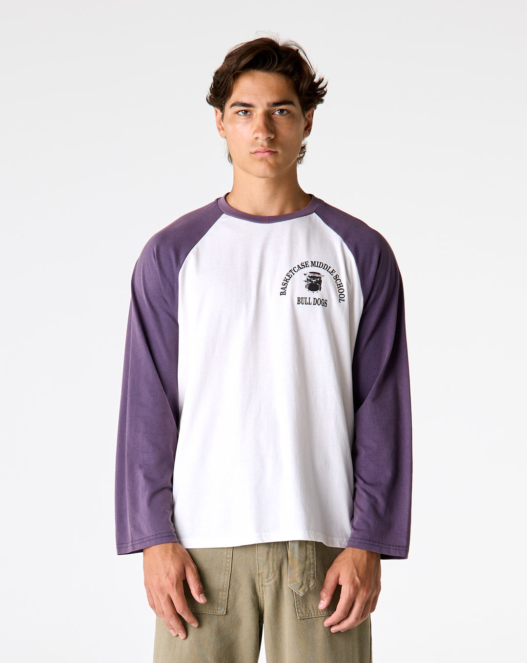 Basketcase Gallery Bulldog Raglan - XHIBITION