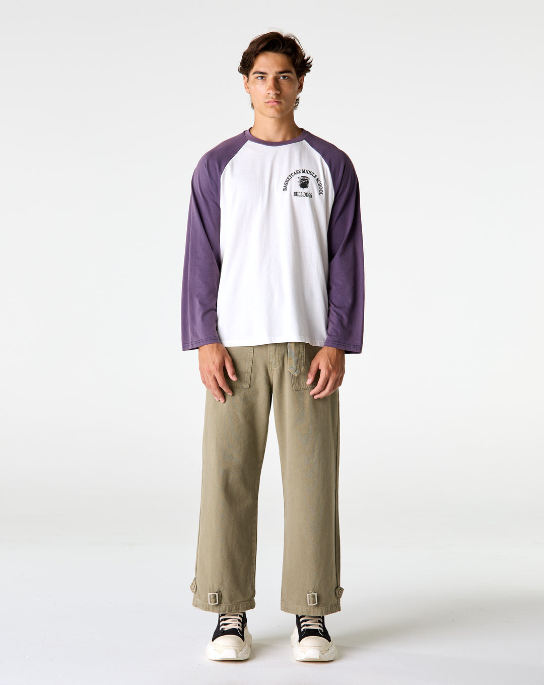 Basketcase Gallery Bulldog Raglan - XHIBITION
