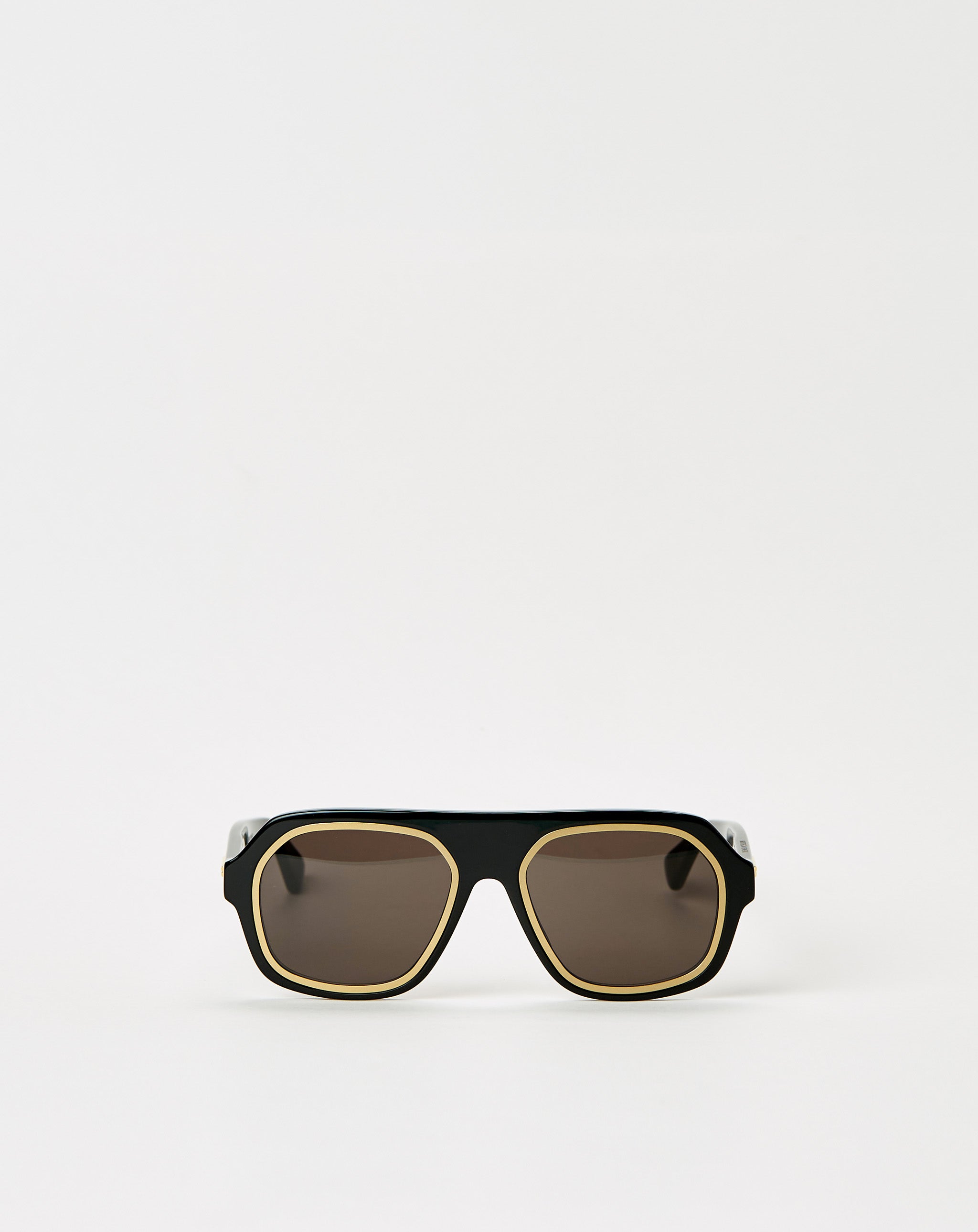 Bottega Veneta Rim Aviator Sunglasses  - XHIBITION