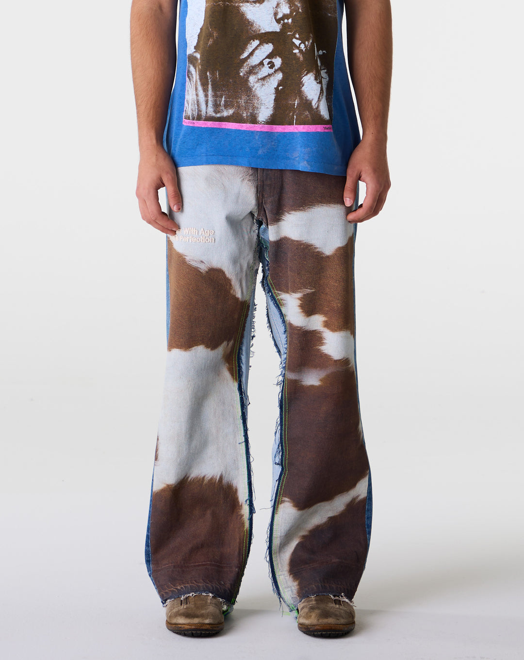 Caballero Double-Wide Denim Trousers