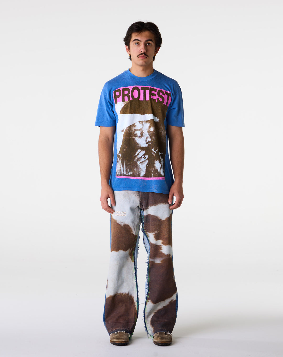 Caballero Double-Wide Denim Trousers