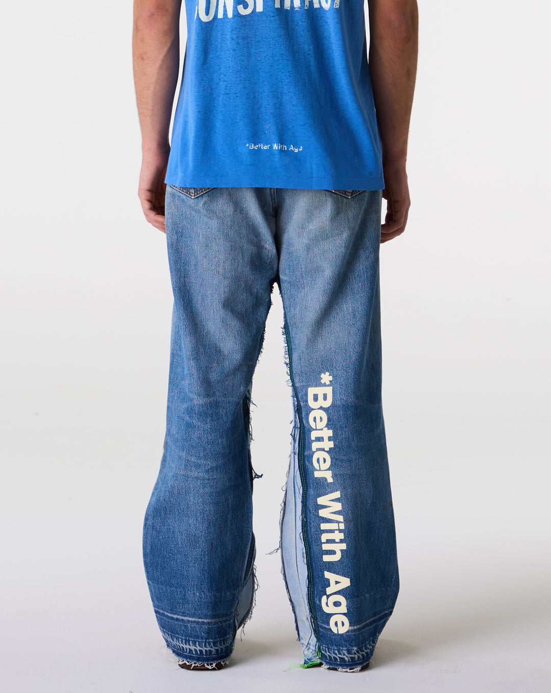 Caballero Double-Wide Denim Trousers