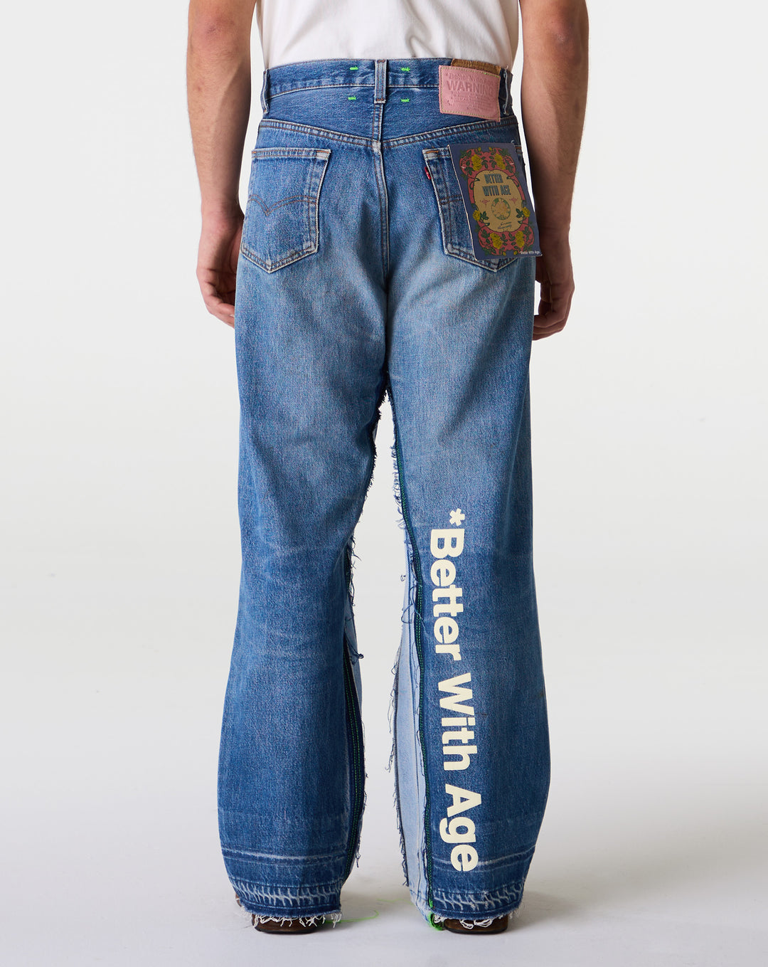 Caballero Double-Wide Denim Trousers