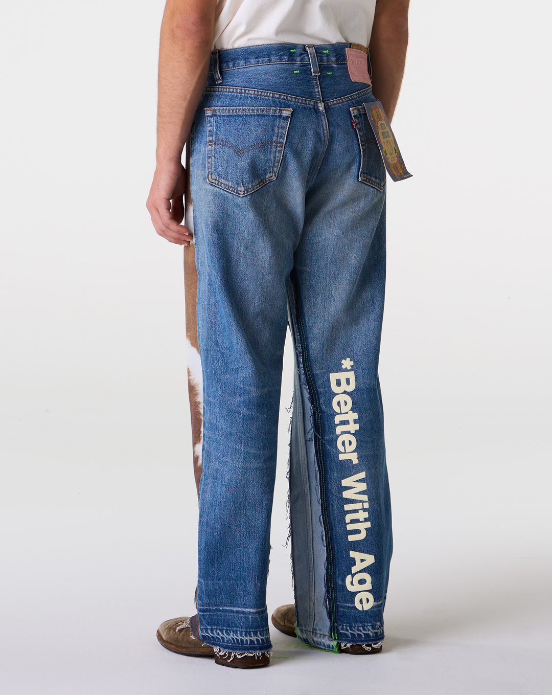Caballero Double-Wide Denim Trousers