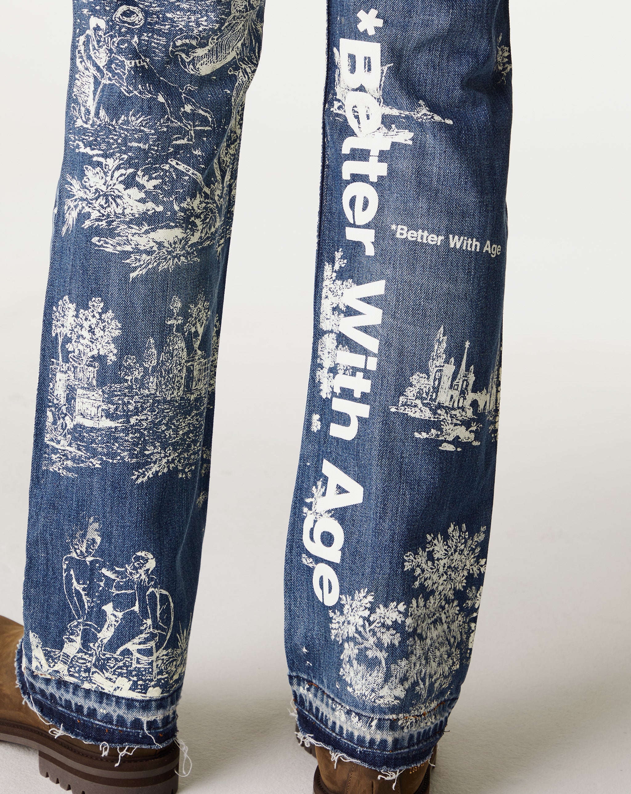 *Better With Age Teresa Denim Pants  - XHIBITION