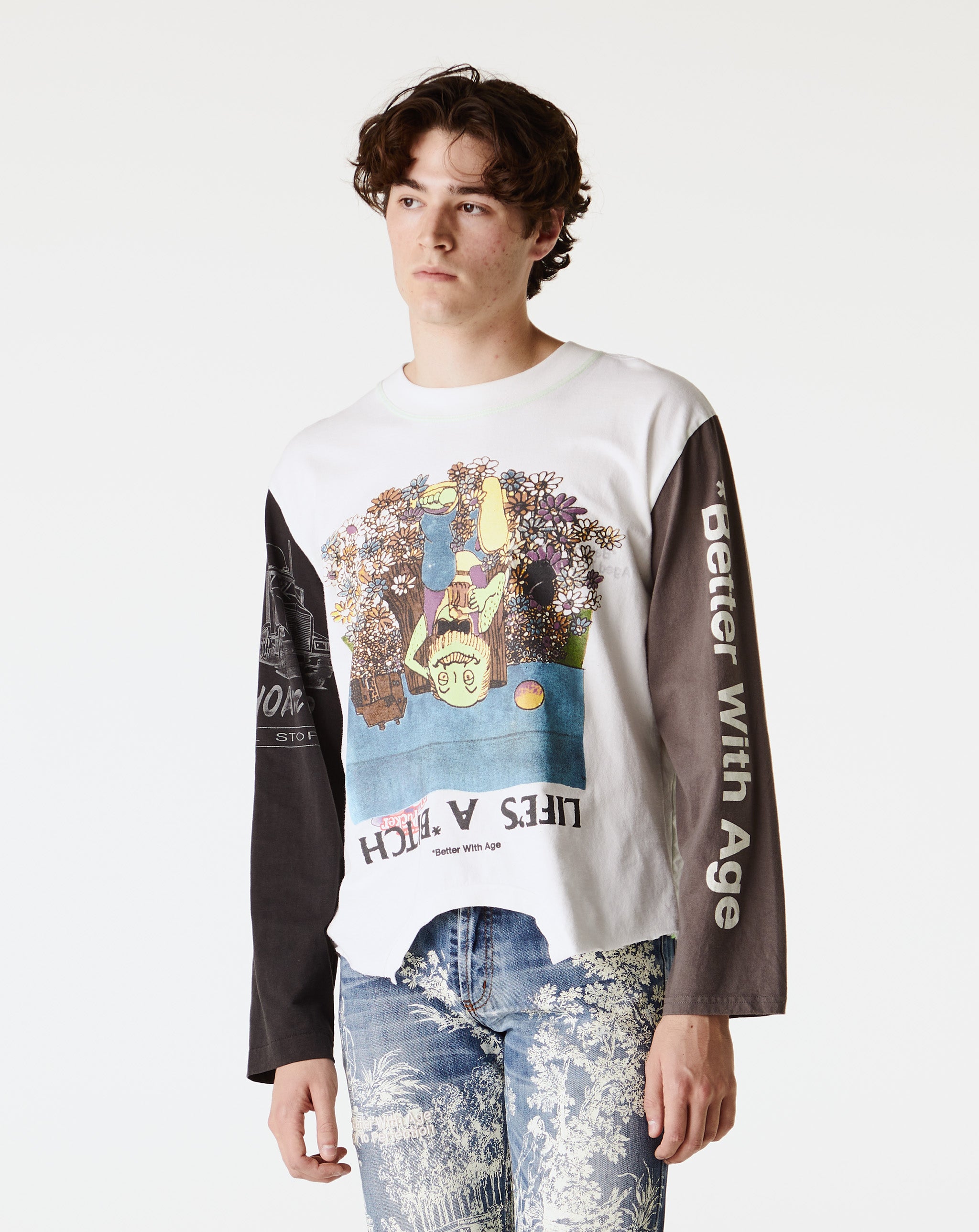 Better With Age - Bitch Upside Down Reversible Long Sleeve - Multi