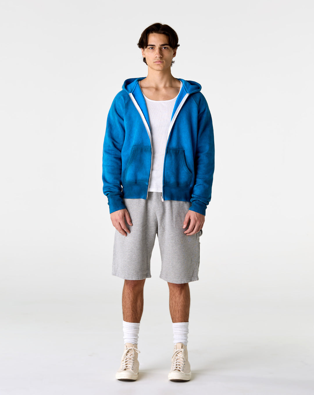 Les Tien Heavyweight Raglan Zip Hoodie - XHIBITION