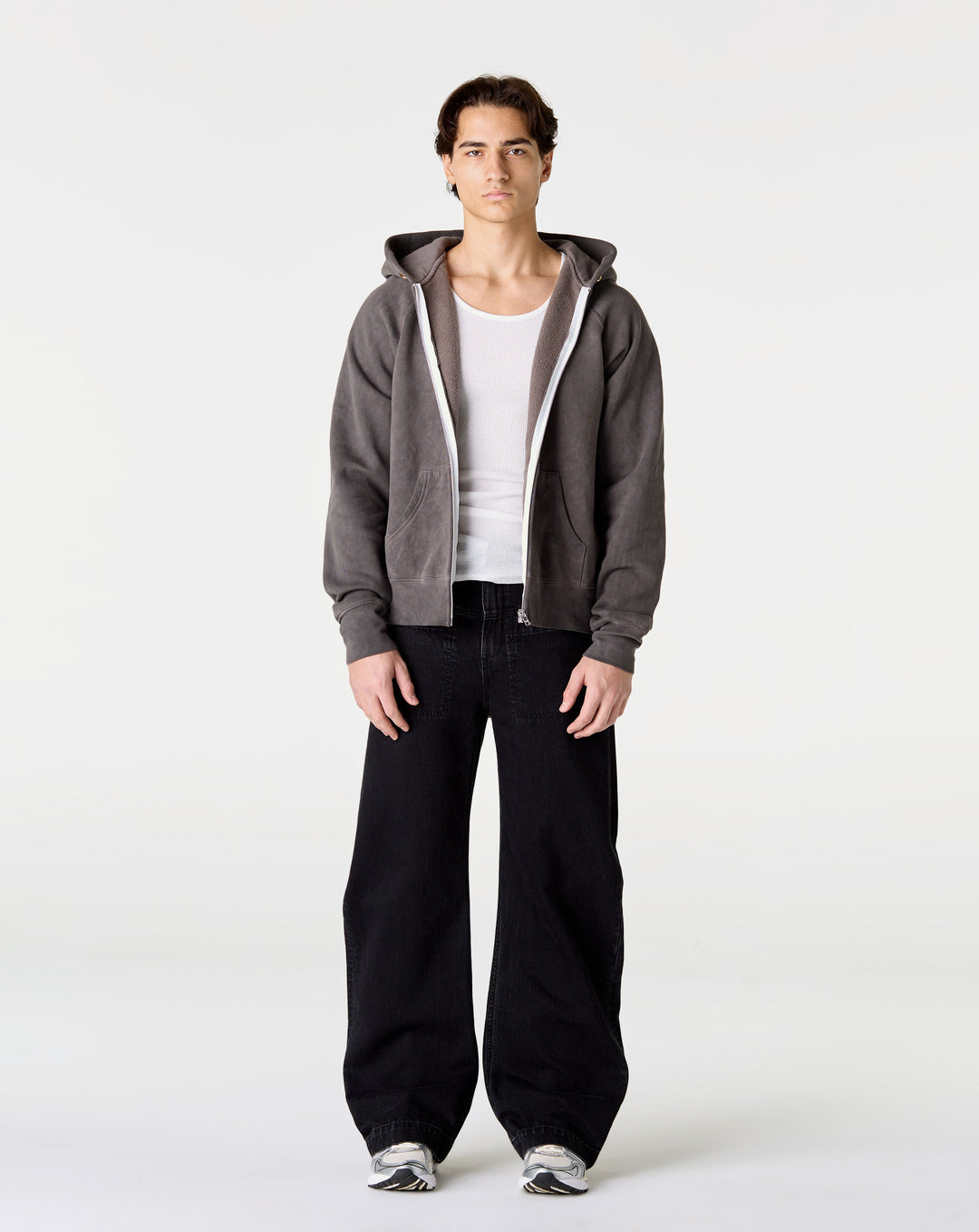 Heavyweight Raglan Zip Hoodie