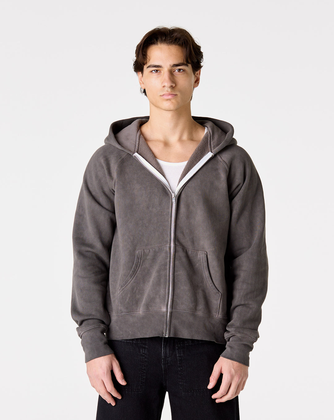 Heavyweight Raglan Zip Hoodie