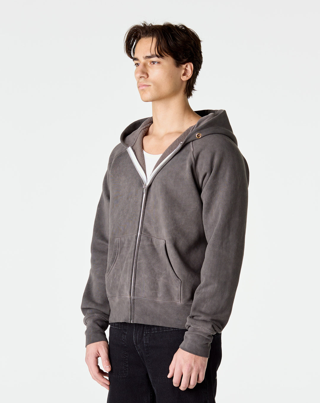 Heavyweight Raglan Zip Hoodie