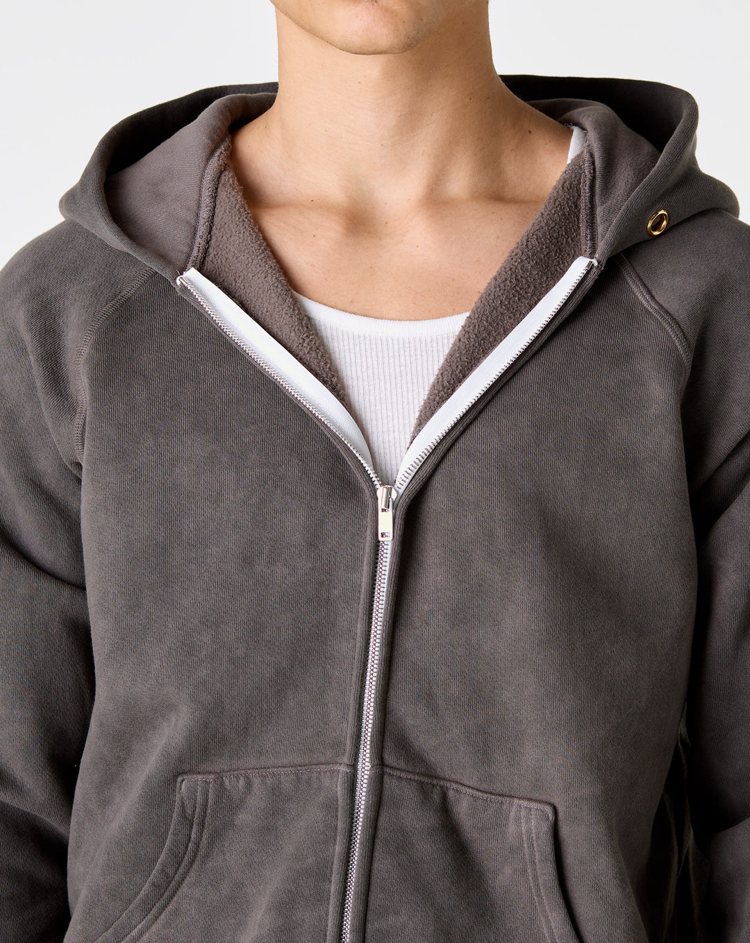 Heavyweight Raglan Zip Hoodie