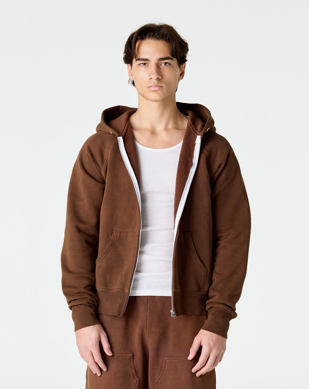 Heavyweight Raglan Zip Hoodie