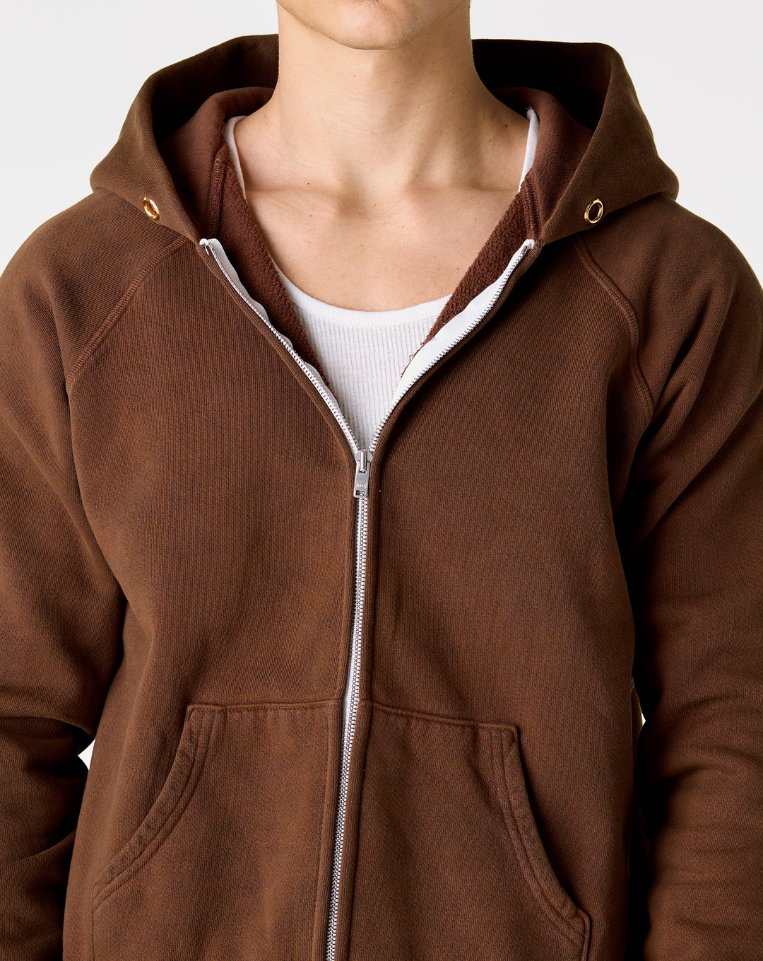 Heavyweight Raglan Zip Hoodie