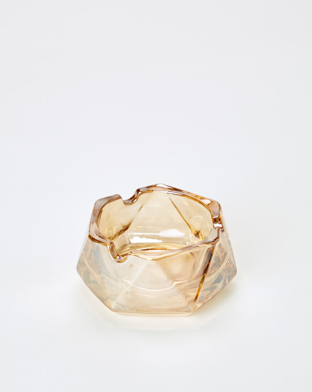 Contrast High Faceted Glass Tray - XHIBITION