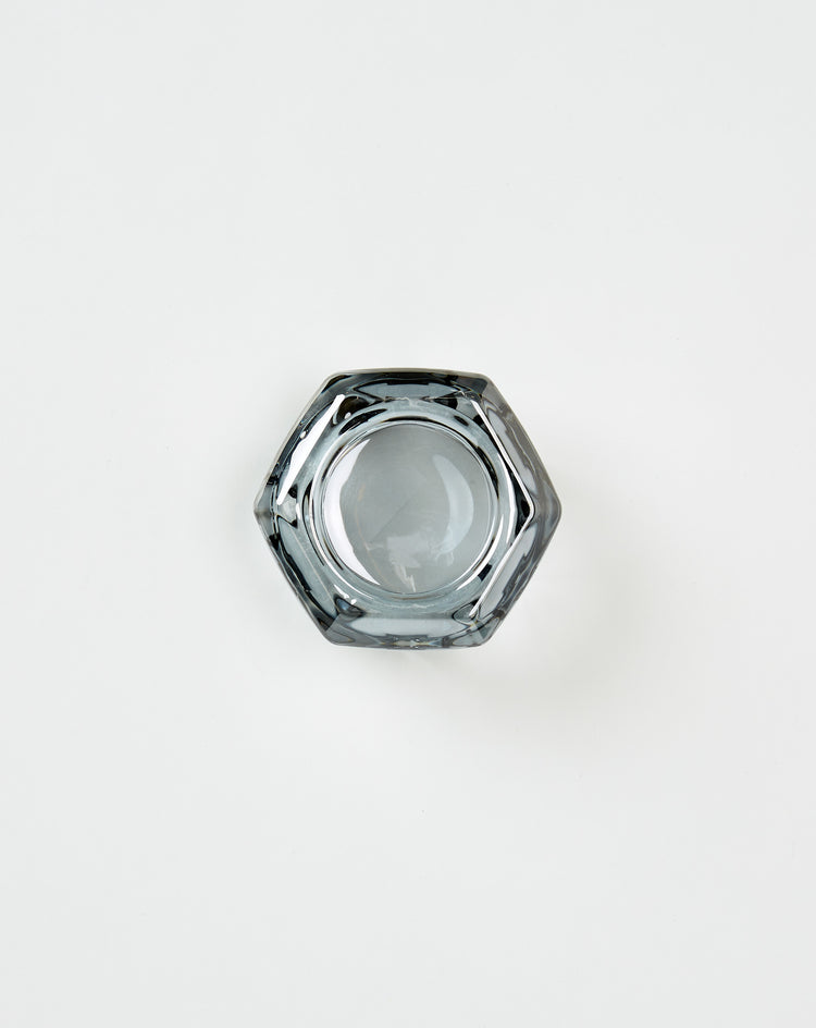 Contrast High Faceted Glass Tray - XHIBITION