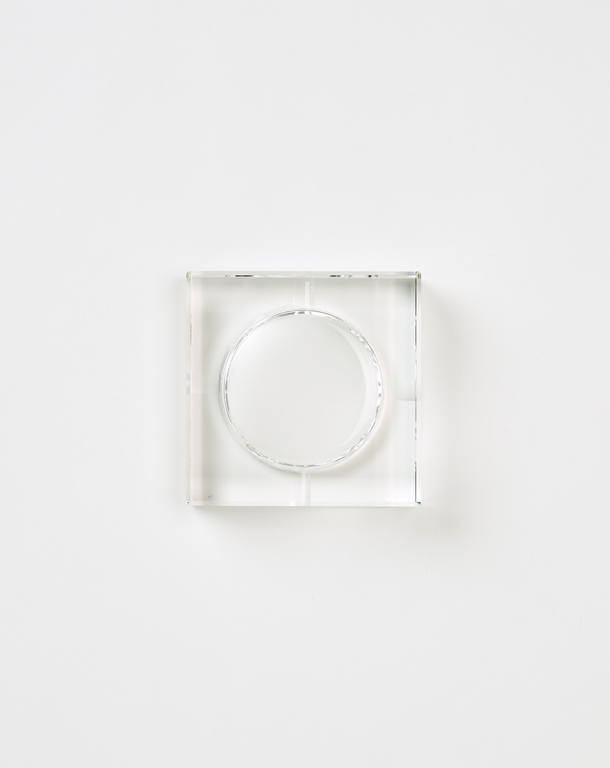 Contrast High GEOMETRIC GLASS TRAY - XHIBITION