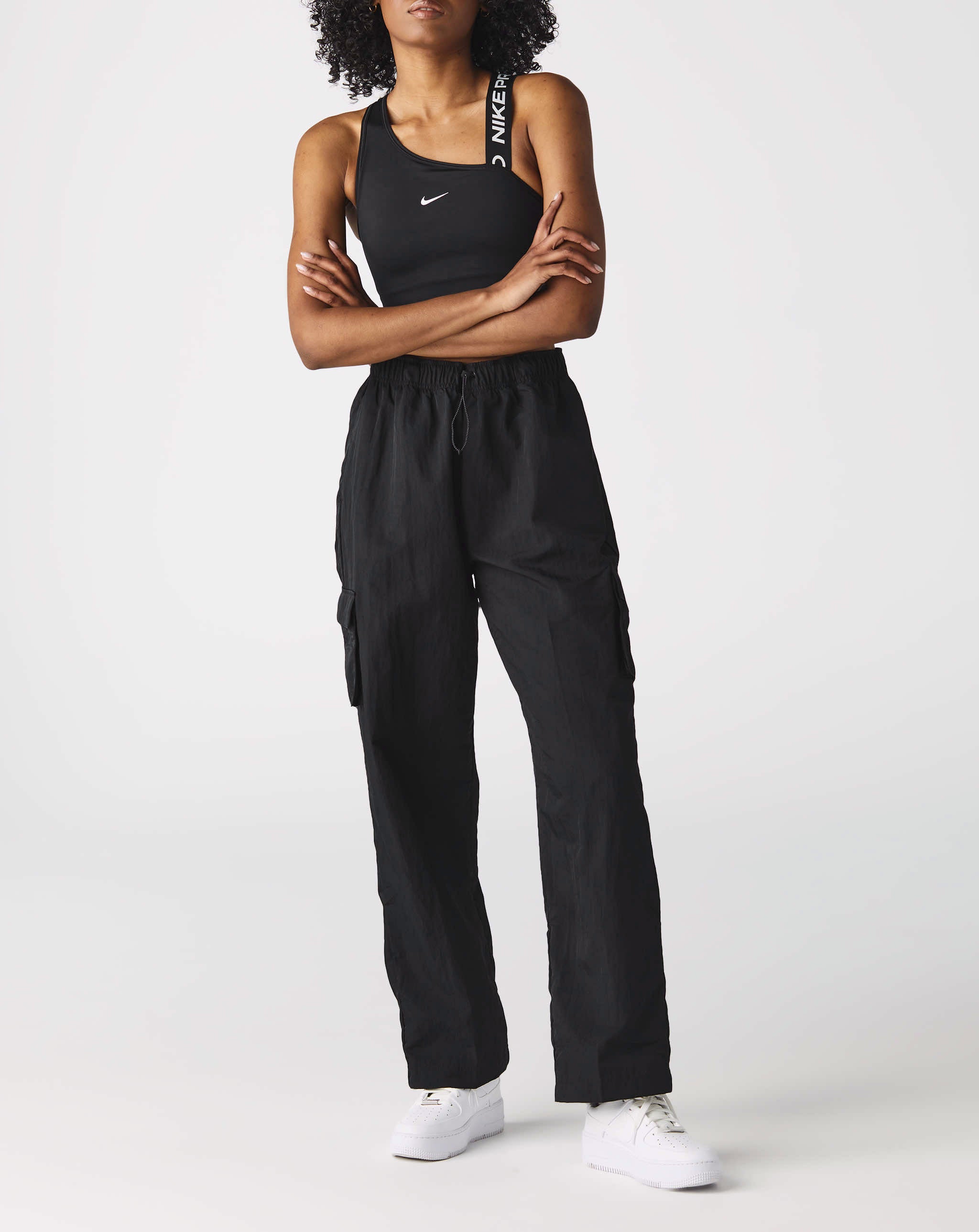 Nike Women's Essential Woven High-Rise Pants  - XHIBITION