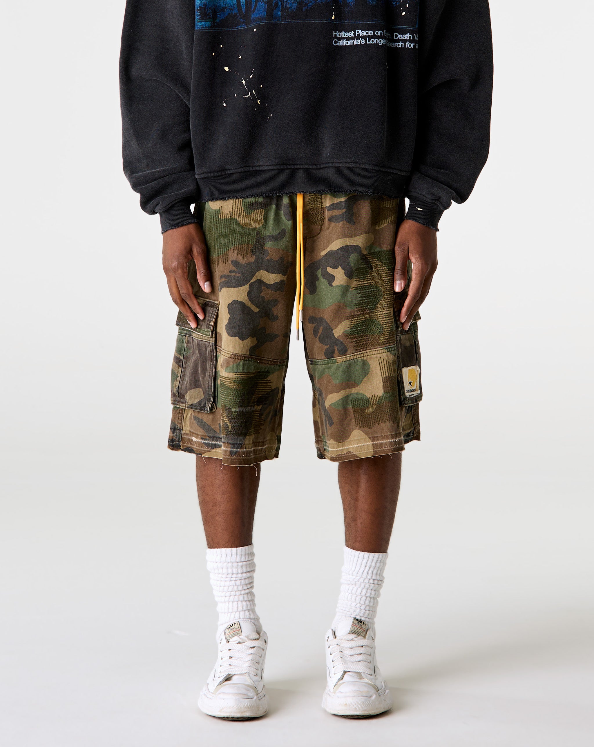 Diet Starts Monday Camo Cargo Shorts - XHIBITION