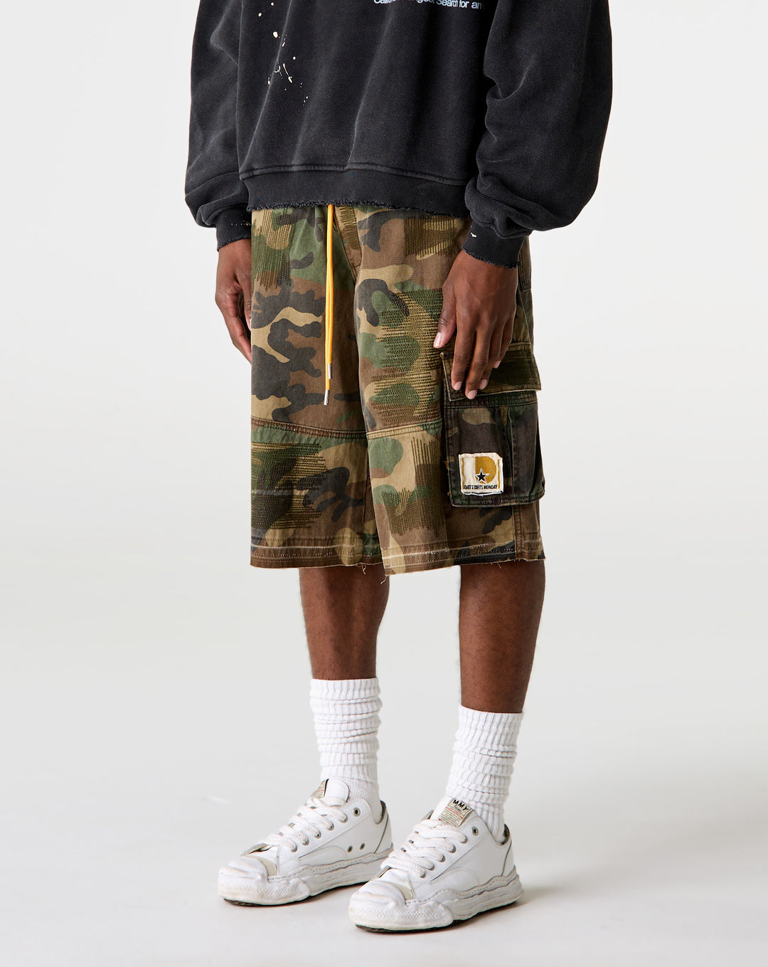 Diet Starts Monday Camo Cargo Shorts - XHIBITION