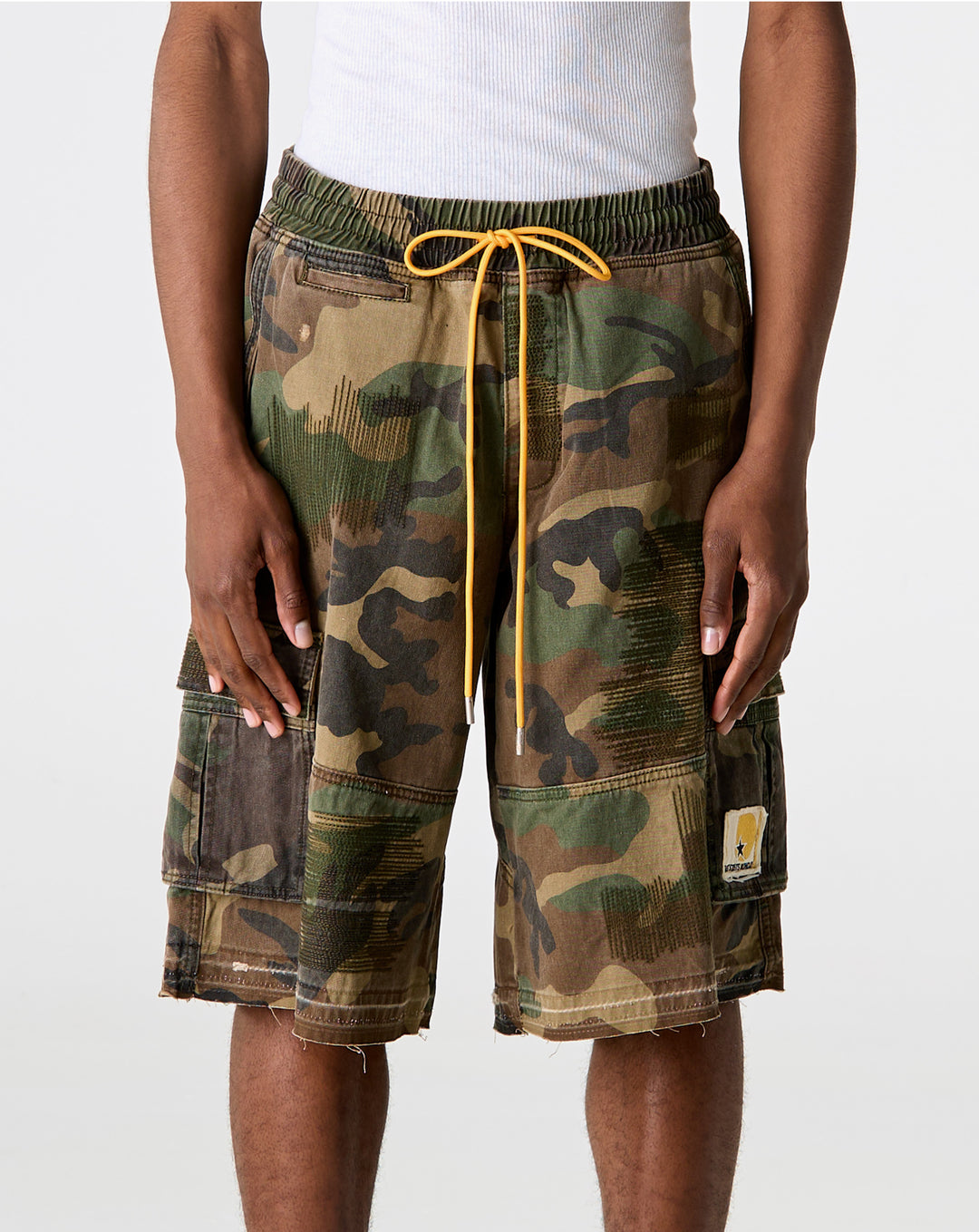 Diet Starts Monday Camo Cargo Shorts - XHIBITION