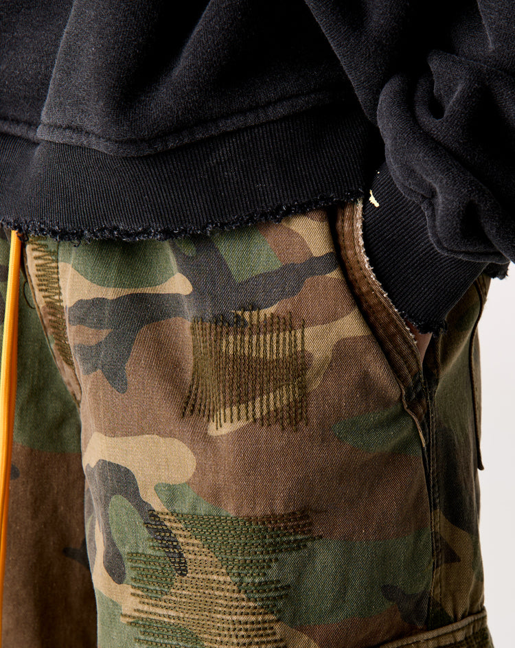 Diet Starts Monday Camo Cargo Shorts - XHIBITION
