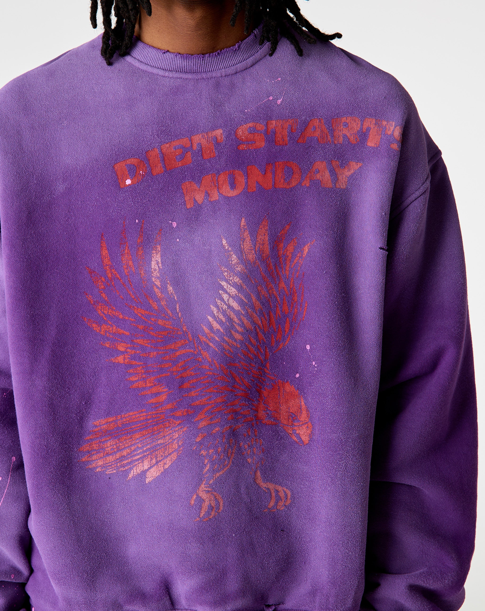 Diet Starts Monday Eagle Sweatshirt - XHIBITION