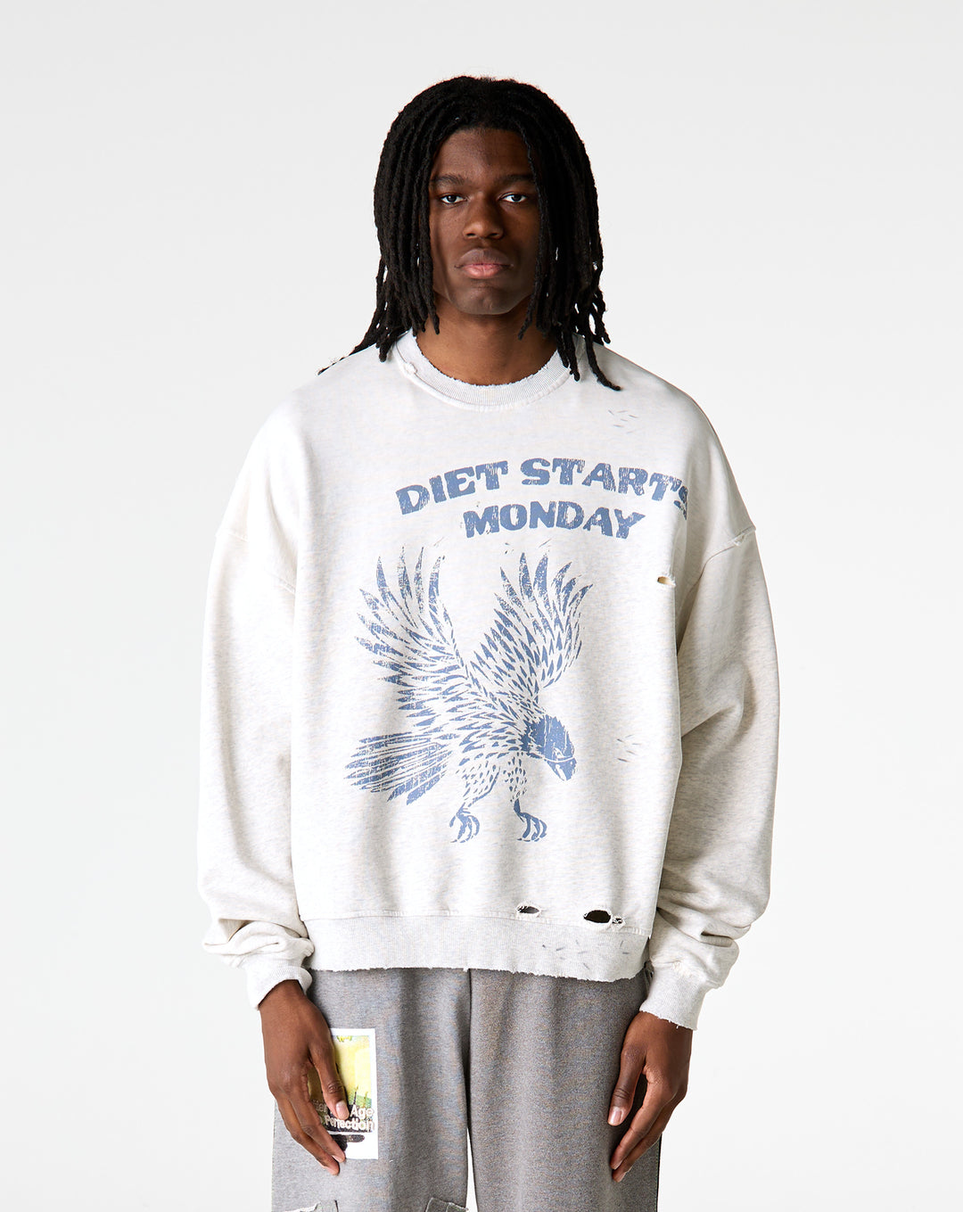 Diet Starts Monday Eagle Sweatshirt - XHIBITION