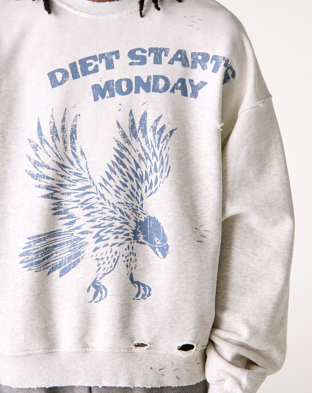 Diet Starts Monday Eagle Sweatshirt - XHIBITION