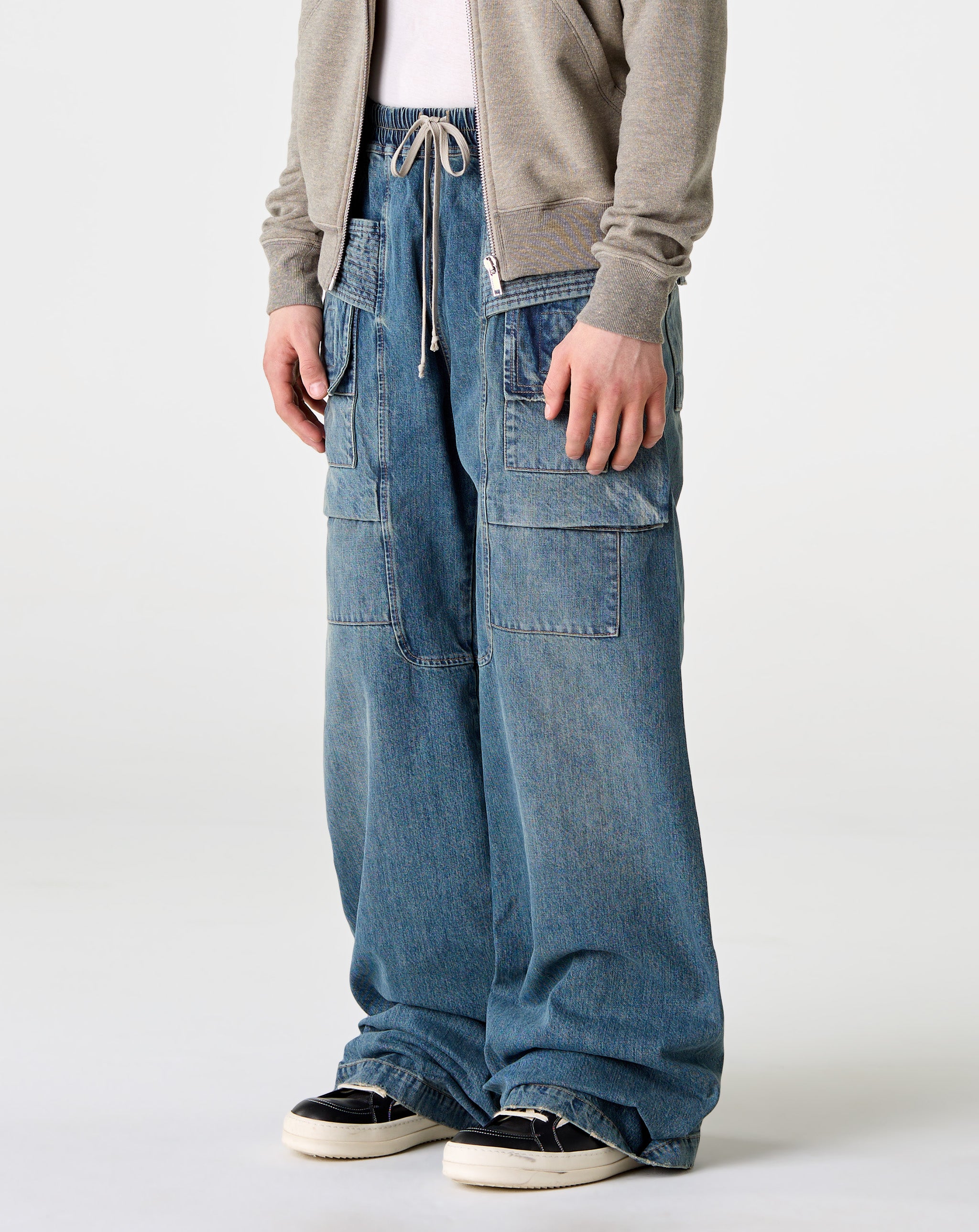 Rick Owens DRKSHDW Creatch Wide Drawstring Cargo - XHIBITION