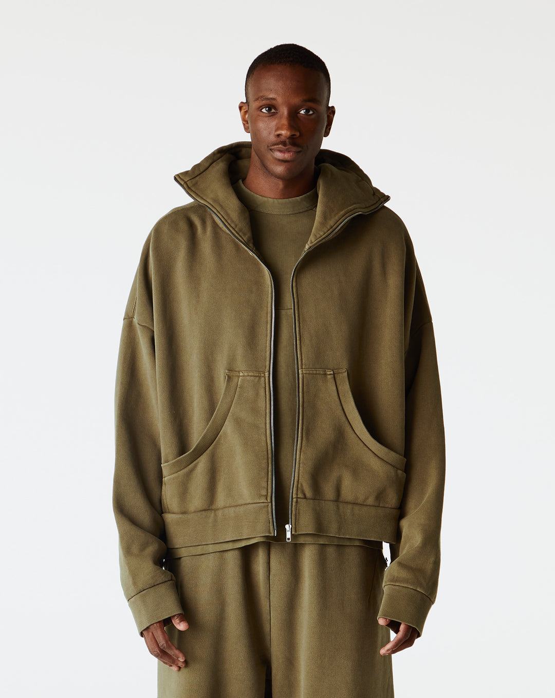 Entire Studios - Full Zip Hoodie - Military – Xhibition