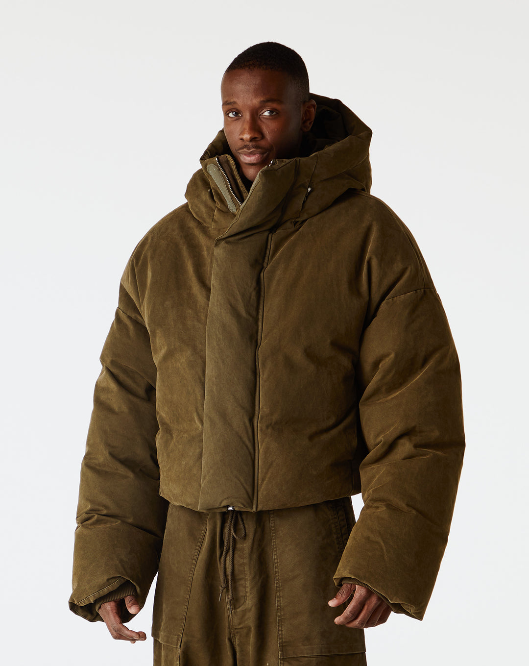 Entire Studios - Mml Hooded Cotton Puffer - Hunter – Cheap Ida 