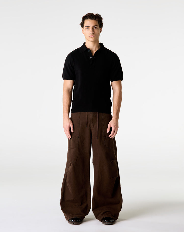 Entire Studios Short Sleeve Knit Polo - XHIBITION