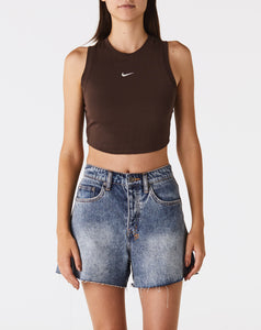 Nike Women's NSW Essentials Ribbed Cropped Tank  - XHIBITION