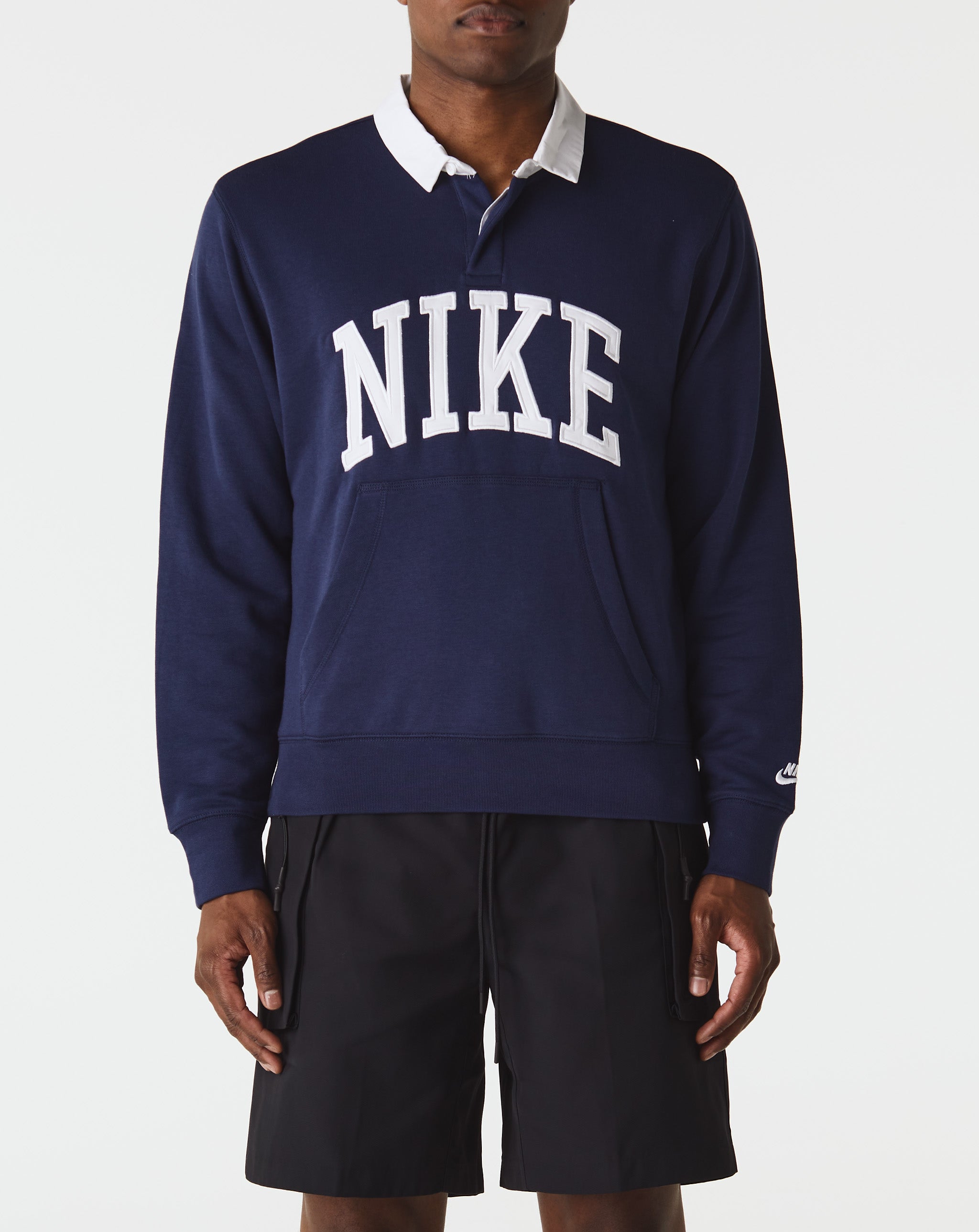 Nike Club Fleece Long-Sleeve Fleece Polo  - XHIBITION