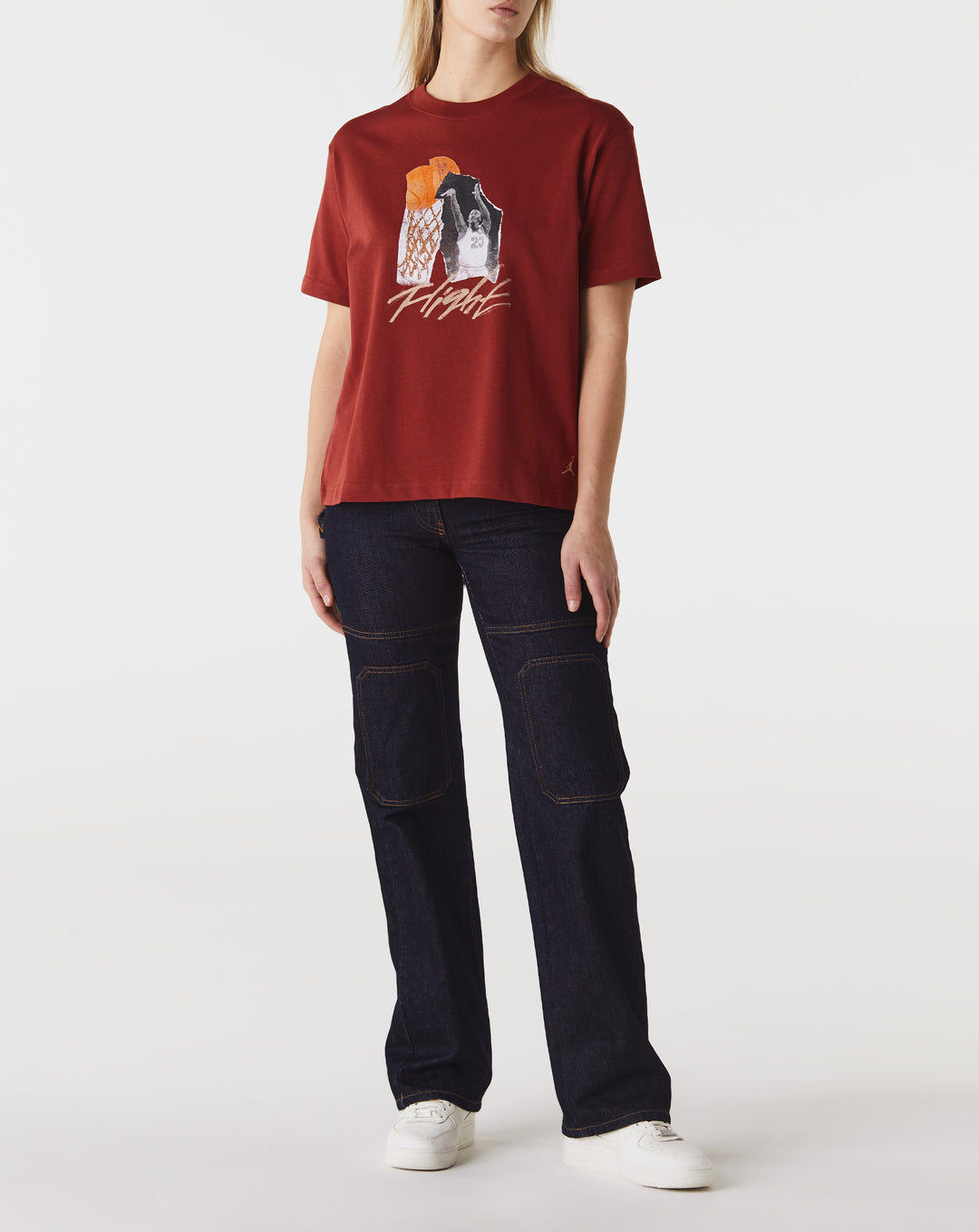 Air Jordan Women's Collage Girlfriend T-Shirt  - XHIBITION