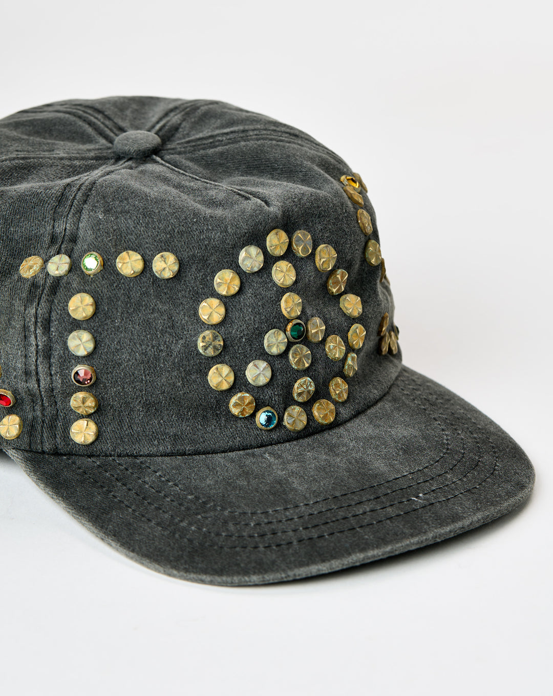 Satoshi Nakamoto Studded Wrap Around Hat - XHIBITION
