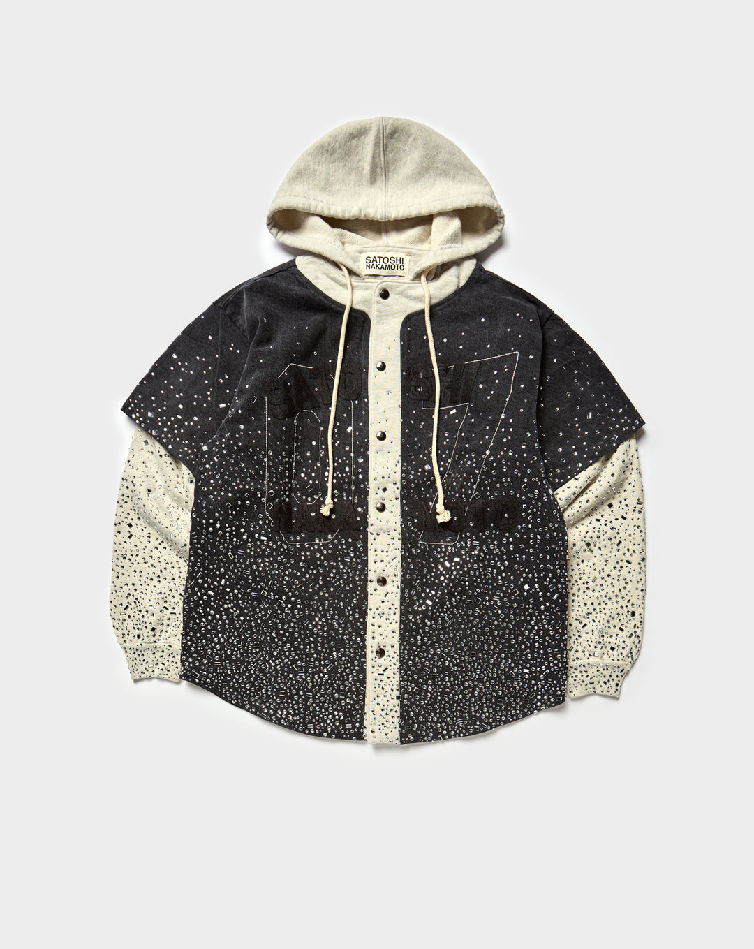 Satoshi Nakamoto Shattered Glass Knapp Ranch Hoodie - XHIBITION
