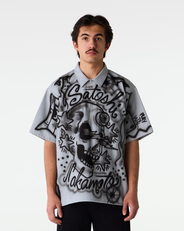 Satoshi Nakamoto Abandoned Theme Park Half Zip - XHIBITION