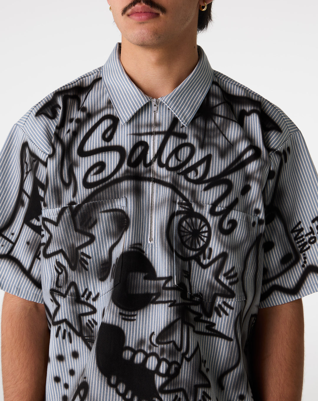 Satoshi Nakamoto Abandoned Theme Park Half Zip - XHIBITION