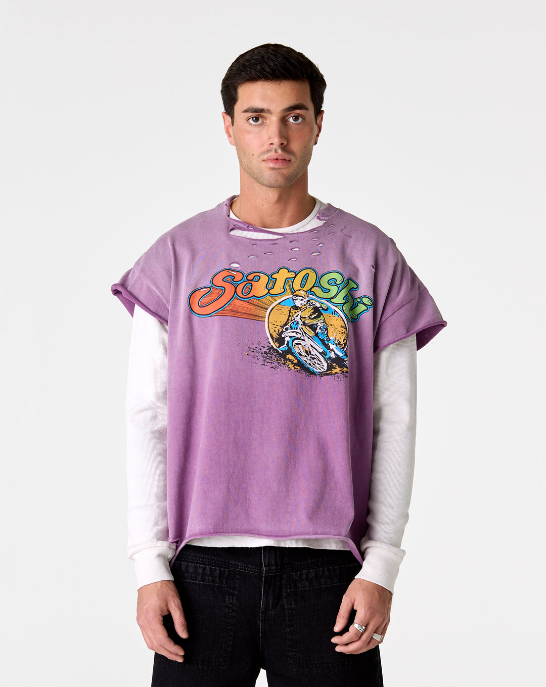 Satoshi Nakamoto 1977 Dirtbike Thermal T-Shirt - XHIBITION