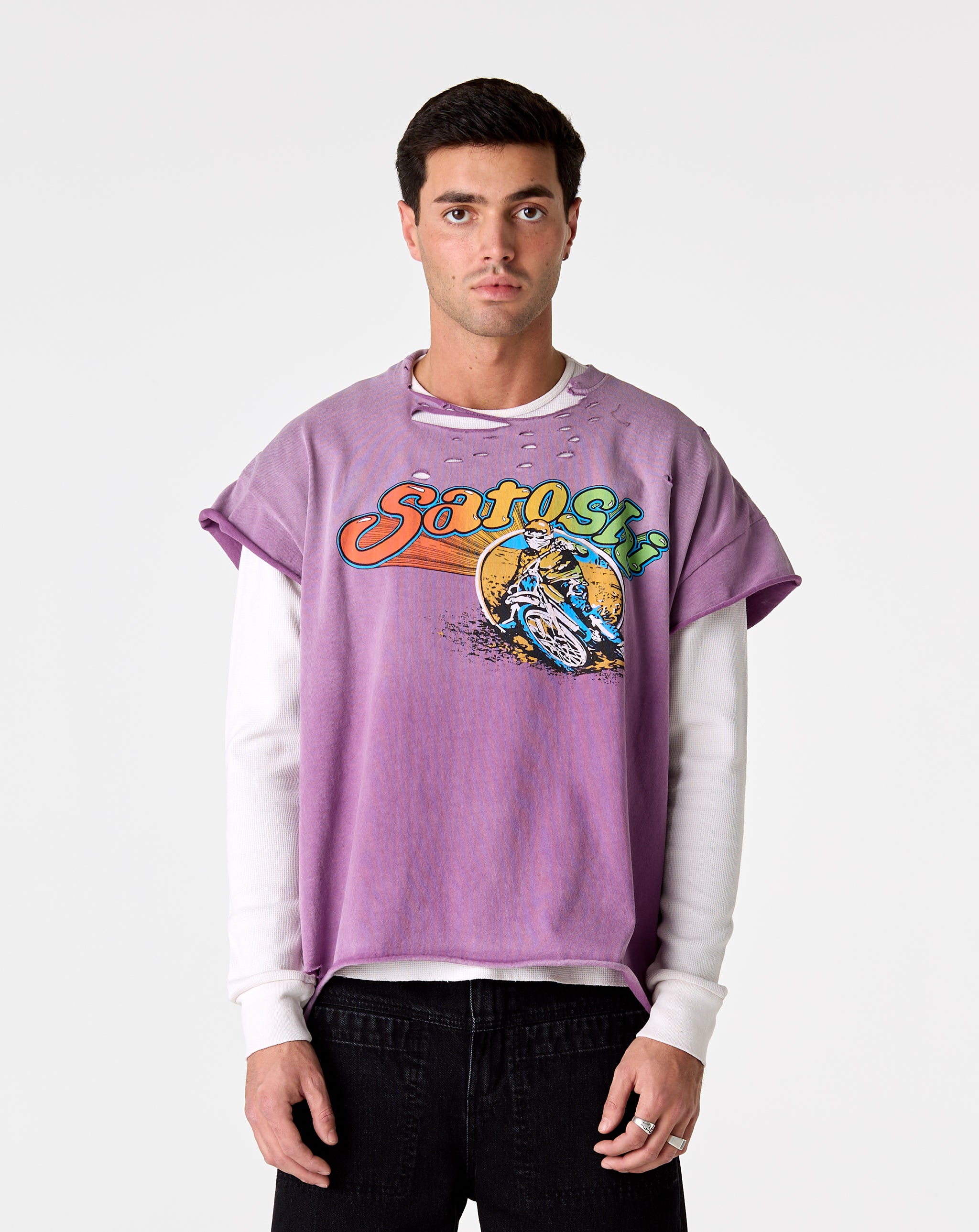 Satoshi Nakamoto 1977 Dirtbike Thermal T-Shirt - XHIBITION