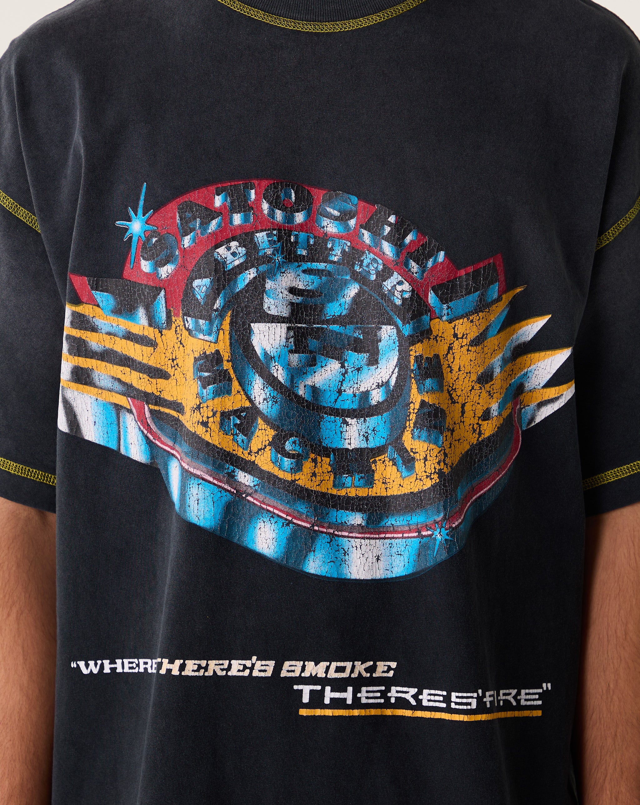 Satoshi Nakamoto Where There's Smoke, There's Fire T-Shirt - XHIBITION