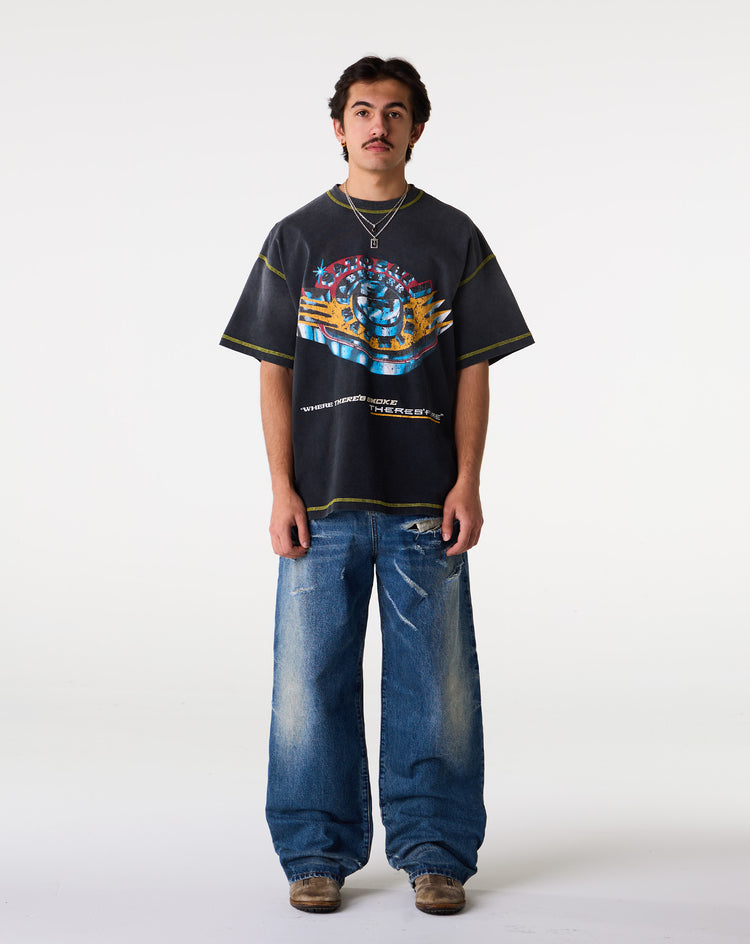 Satoshi Nakamoto Where There's Smoke, There's Fire T-Shirt - XHIBITION