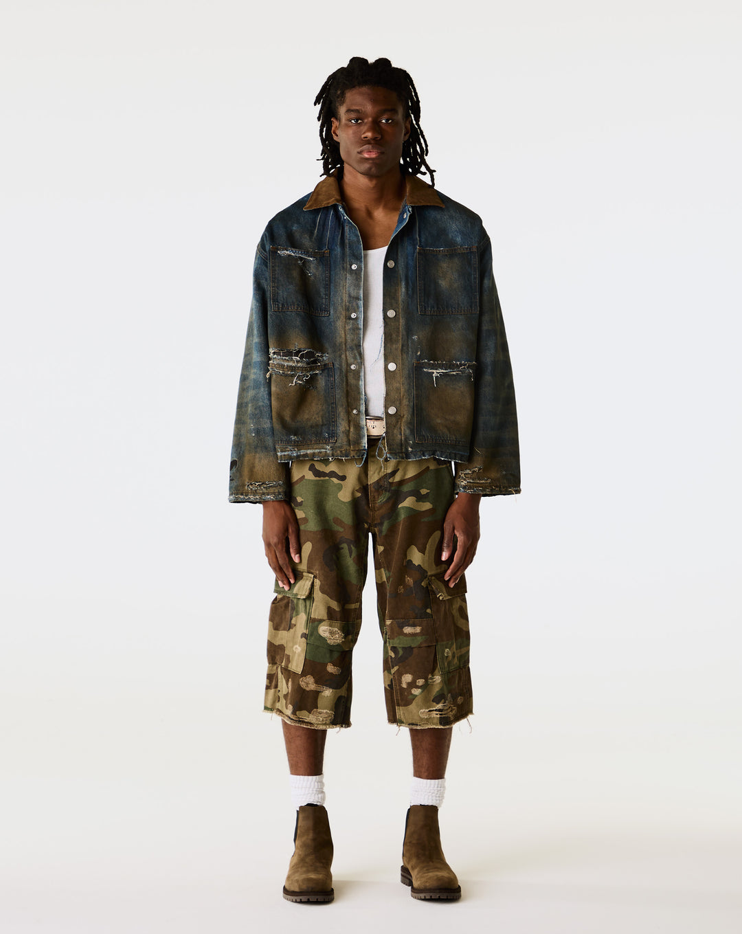 Basketcase Gallery Haystack Denim Jacket - XHIBITION